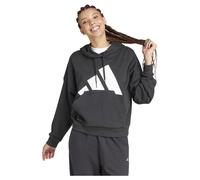 Adidas Essentials Big Logo French Terry Loose Hoodie Black XS Woman