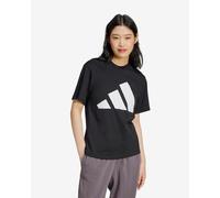 adidas Essentials Big Logo short sleeve T-shirt black white Women - XS