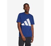 adidas Essentials Big Logo short sleeve T-shirt dark blue pure white - M