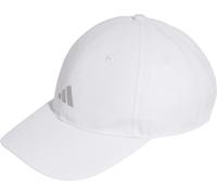 adidas Essentials ClimaCool 6 Panel Running Cap White Reflective Run Hat Mens