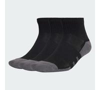 adidas Essentials CLIMACOOL Cushioned Black Sports Socks Quarter Low Cut 3 Pairs