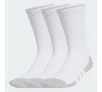 adidas Essentials CLIMACOOL Cushioned Gym Socks Sports Crew White 3 Pairs