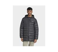 adidas Men's Essentials Climawarm 3 Stripes Light Down Hooded Parkas Coat, black, 4XL