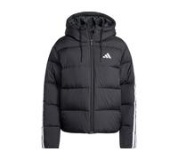 Adidas Essentials Climawarm 3 Stripes Puffer Down Hooded Jacket Women Black