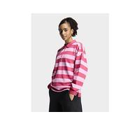 adidas Essentials Contemporary French Terry Longsleeve Polo - Pink - Womens L