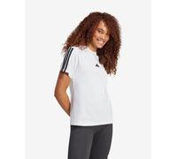 Adidas Essentials 3 Stripes Cotton Short Sleeve T-shirt White XL Woman