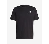 Adidas - Essentials Single Jersey Embroidered Black - T-Shirt - black - S - 100% Cotton,Jersey S