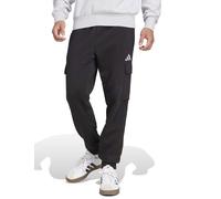Adidas Essentials Feelcozy Fleece Cargo Joggers Black