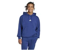 adidas Men's Essentials Feelcozy Fleece Hoodie Sweatshirt, dark blue/white, M