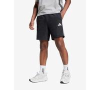 adidas Essentials French Terry 3-Stripes Shorts Pure Black - XS