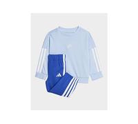 Adidas Essentials 3 Stripes Joggers Set Blue 9-12 Months Kids