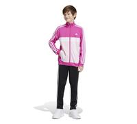 Adidas Essentials 3 Stripes Tiberio Junior Tracksuit Pink 11-12 Years Boy