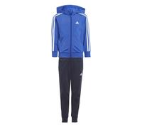 Adidas Essentials Kids 3-Stripes Shiny Tracksuit Colour: Blue, Size: 4-5 years
