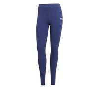 adidas Women's Essentials Linear Cotton Leggings Tights, Dark Blue/White, S