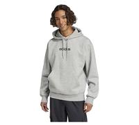 Adidas Essentials Linear Fleece Hoodie Grey S Men