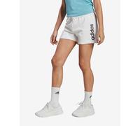 adidas Essentials Linear French Terry Shorts White Black Women - M