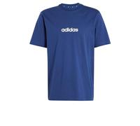 adidas Essentials Linear Single Jersey Tee Dark Blue/White