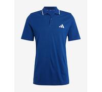 adidas Essentials Piqué 3 Stripes short sleeve Polo Shirt intense blue - M