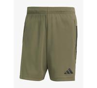 adidas Essentials Seasonal 3-Stripes Shorts Khaki Green Black - M
