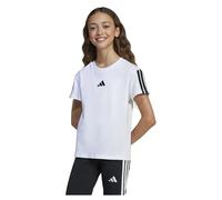 adidas Girl's Essentials T-Shirt, White/Black, 13-14 Years
