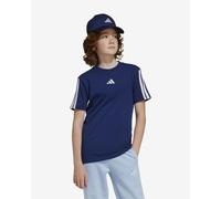 adidas Essentials Short Sleeve T-Shirt Dark Blue White Junior - 140