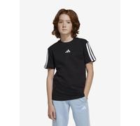 adidas Essentials Short Sleeve T-Shirt Pure Black White Junior - 140