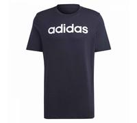 adidas Men's Essentials Single Jersey Linear Embroidered Logo Tee Short Sleeve T-Shirt (Pack of 1)