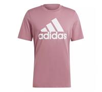 adidas Essentials Single Big Logo T-Shirt Asia Sizing 'Pink' IX0137 M