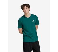 adidas Essentials Single Jersey Embroidered Short Sleeve T-Shirt Green - S
