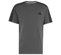 Adidas Essentials 3 Stripes Single Jersey Left Chest Branded Short Sleeve T-shirt Grey S Men