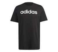 adidas Essentials Single Jersey Linear Embroidered Logo T-Shirt Mens - Black black XL