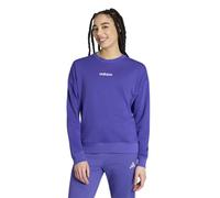 adidas Women's Essentials Small Logo Feel Cozy Hoodie Sweatshirt, Pure Purple/white, XS