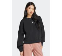 adidas Women's Essentials Small Logo Feel Cozy Relaxed Fit Sweatshirt, black, M