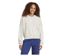 adidas Women's Essentials Small Logo Feel Cozy Relaxed Fit Sweatshirt, wonder alumina/white, M