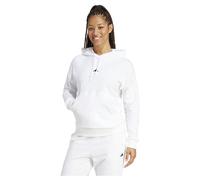 Adidas Essentials Small Logo French Terry Hoodie White XL Woman