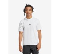 adidas - Essentials Small Logo Single Jersey Tee - T-shirt size S, white