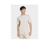 adidas Men's Essentials Small Logo Single Jersey Shirt, Wonder Alumina/White, M