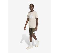 adidas Essentials T-Shirt and Shorts Set Beige White Junior - 152