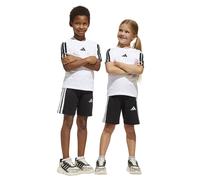 adidas Unisex Kids Essentials Small Logo Stripes Set Track Suit, white/black, 6-7 Years