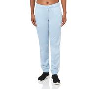 adidas Women's Essentials Warm-up Slim Tapered-Pantalones Deportivos de 3 Rayas Track Pants, Wonderful Blue/White, M