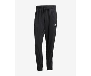 adidas Essentials Woven 3 Stripe Trousers Pure Black White - L