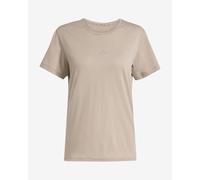 adidas Essentials Yoga Short Sleeve T-Shirt Beige Women - S