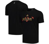 adidas Euro 2024 Belgium T-Shirt - Black