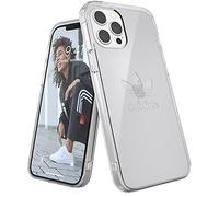 adidas EX7978 Case Designed for iPhone 12 Pro Max 6.7, Transparent Drop-Tested Cases, Shockproof Raised Edges, Original Snap Case Protective Case, Transparent