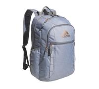 adidas Excel Backpack Durable Large Athletic Laptop Book Bag, 7.0/Twill Grey/Grey/Rose Gold 2.0, One size, Excel Backpack for Men & Women - Durable Large Athletic Laptop Bag
