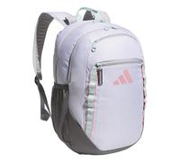 adidas Excelerator Backpack with Laptop Sleeve, Sport Bag for Men and Women, Twill White/Semi Flash Aqua Blue/Semi Pink Spark, One Size, Excelerator Backpack With Laptop Sleeve, Sport Bag for Men and