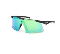adidas Sport SP0107 Sunglasses Black with Green Mirrored Lenses