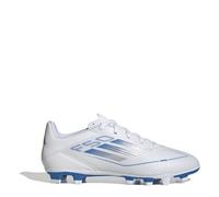 Adidas F50 Club Firm Ground Football Boots 8.5 White/Silver