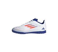 adidas F50 Club Football Boots Turf, Cloud White/Solar Red/Lucid Blue, 5 UK