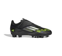 adidas F50 Club Hook and Loop Firm Multi Ground Football Boots Kids, core Black/Iron met./Lucid Lemon, 1 UK Child